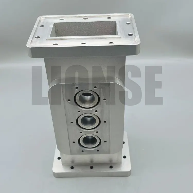 CNC Machining Metal Aluminal Block Block με τρύπες