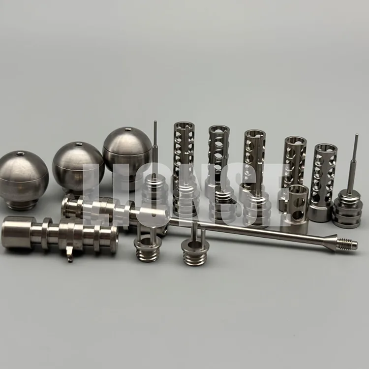 Ακριβεία CNC Titanium Machining Parts Manufacturing